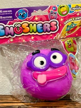 Smushers Purple Squeeze Toy by ORB Curiosities, Viral Squishy, BNWT BNIP